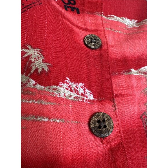 vtg Island Traders Caribe Sugar Company Hawaiian Shirt Women’s Size Medium - Picture 4 of 4